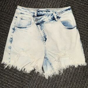 Risen Denim Shorts